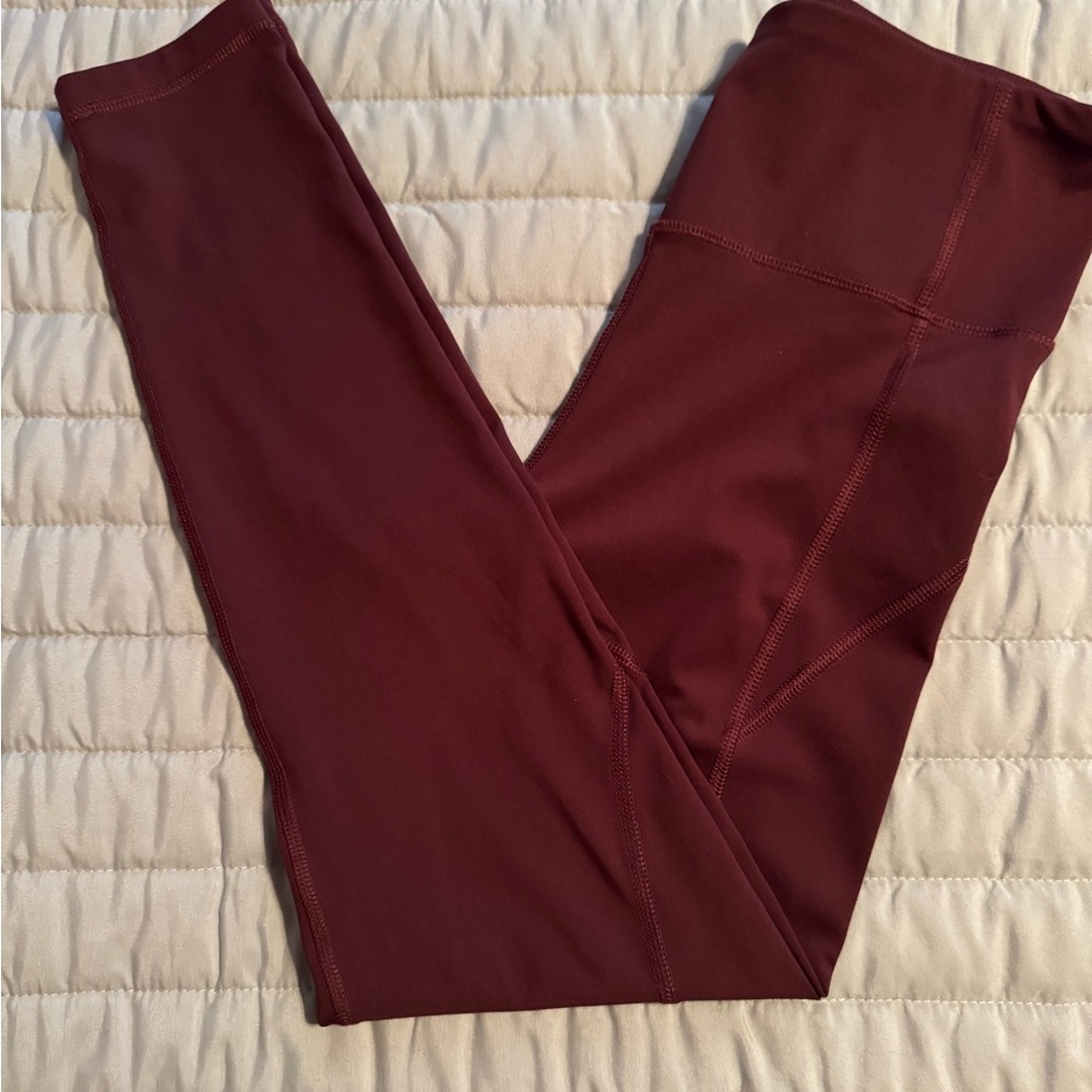 American Eagle Outfitters Ladies Burgundy Leggings